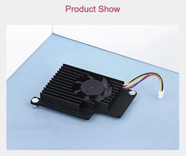Alt view image 7 of 7 - Active Cooler for Raspberry Pi 5, Aluminium Heatsink & Fan, 8000RPM, 2.35 CFM, Easy Install, SC1148