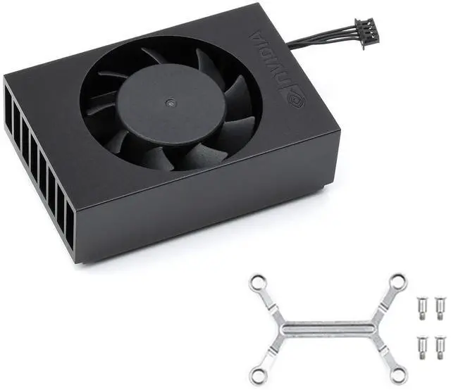 Main image of Official Cooling Fan for Jetson Orin Nano Super Developer Kit/Jetson Orin NX Module/Orin Nano Module, PWM Speed-Adjustable, Embedded Fan with Aluminum Alloy Enclosure
