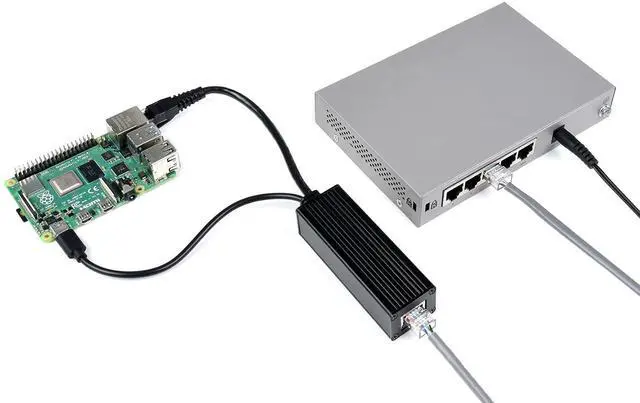 Alt view image 6 of 7 - Industrial Gigabit PoE Splitter with Metal Case Protection, 5V 2.5A Type-C Out, 802.3af/at-Compliant PoE (Power Over Ethernet) Standard, 10/100/1000Mbps Auto-Negotiation Ethernet Port