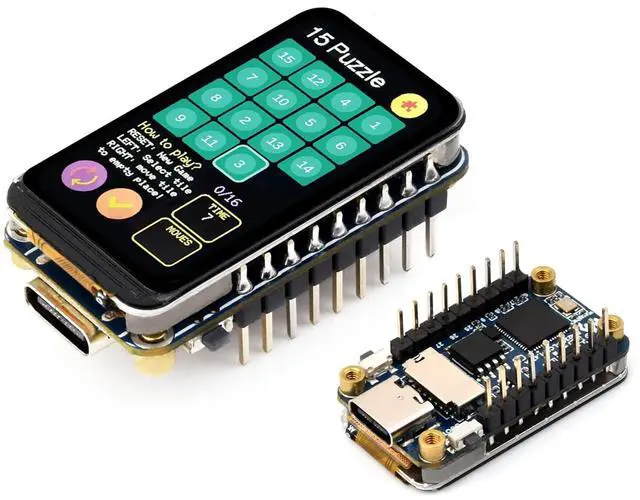Main image of RP2350 1.47inch Display Development Board, 172x320, 262K Color, Based On RP2350 Dual-Core & Dual-Architecture Microcontroller, with Colorful RGB LED, Type-C USB Port, with Pre-Soldered Header
