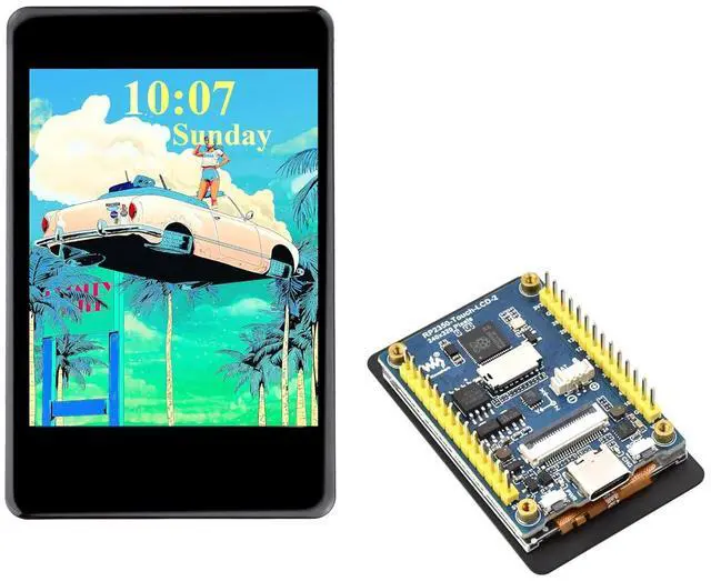 Main image of RP2350 2inch Capacitive Touch Display Development Board, Onboard 240x320 Pixels IPS LCD 262K Color 16MB Flash, Tiny Size with Rich Interface-Camera Interface,GPIO, Type C, 6-Axis Sensor, etc