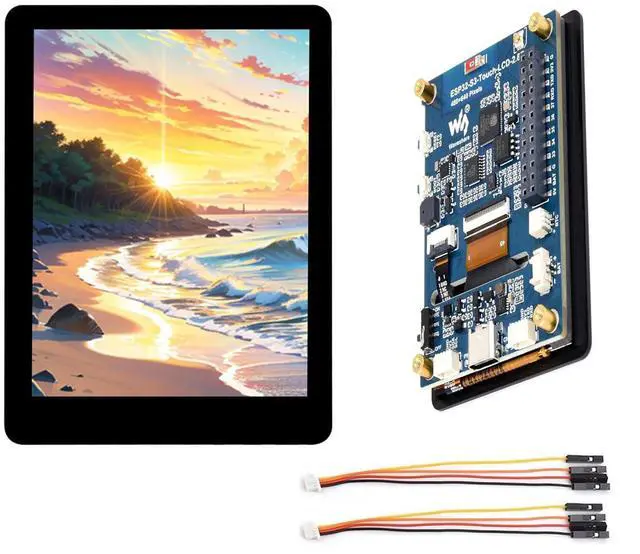 Main image of ESP32-S3 2.8inch Touch Display Development Board, Onboard 2.8inch Touch IPS LCD 480×640, 32-bit LX7 Dual-Core Processor, Supports W-F-i & Blue-Too-th, ESP32 with Display