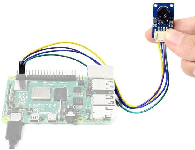 Main image of MLX90640 IR Array Thermal Imaging Camera, 55° FOV (Field of View), 32x24 IR Array, I2C Interface, Compatible with Raspberry Pi 5/ 4B/3B+/3B/2B/A+/Zero W/WH/Zero 2 W/Pico 2W/Ar-duino/STM32,etc.