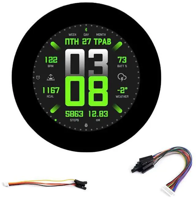 Main image of ESP32-S3 2.8inch Capacitive Touch Round Display Development Board Development Board, 480x480 Resolution IPS Display, 32-bit LX7 Dual-Core Processor, ESP32 with Display, Supports WFi & BLE