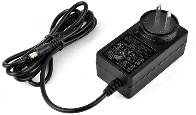 Main image of 12V / 4A Power Supply, Power Adapter, DC Jack Output, OD 5.5mm, ID 2.1mm, US Plug