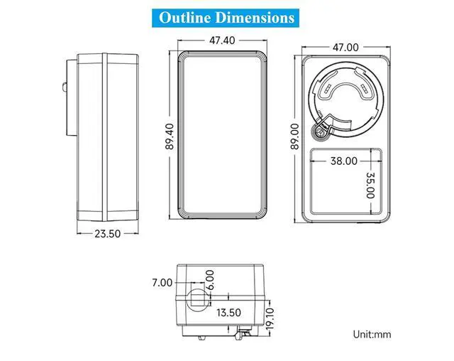 Alt view image 5 of 6 - 12V / 4A Power Supply, Power Adapter, DC Jack Output, OD 5.5mm, ID 2.1mm, US Plug