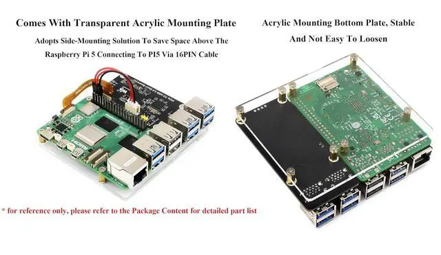 Alt view image 7 of 7 - PCIe to 4-CH USB3.2 Gen1 Board for Raspberry Pi 5, Up to 5Gbps Transmission Speed, No Driver Required, Plug and Play, Two Power Supply Methods, Side-Mounting to Raspberry Pi 5