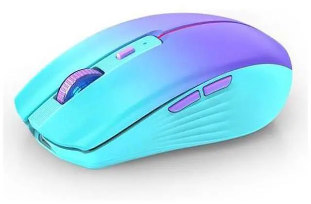 Main image of Bluetooth Wireless Mouse, Rechargeable Slient Multi-Device Computer Mice (Tri-Mode: BT1/2+2.4Ghz) with USB Receiver Wireless Bluetooth Mouse, Ergonomic Cordless Mouse for Laptop/MacBook/PC/iPad