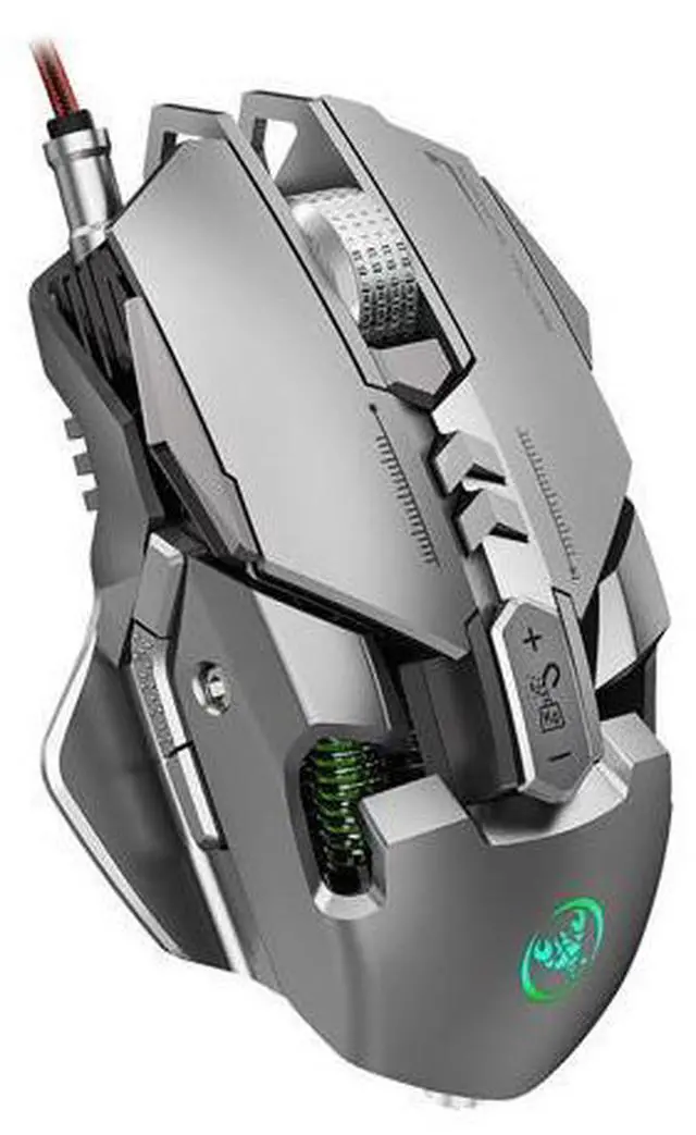 Main image of Mechanical Gaming Mouse USB Wired 7 Keys Customizable Macros Programming Mice RGB Optical Mouse 6400DPI Mause Gamer Mouse