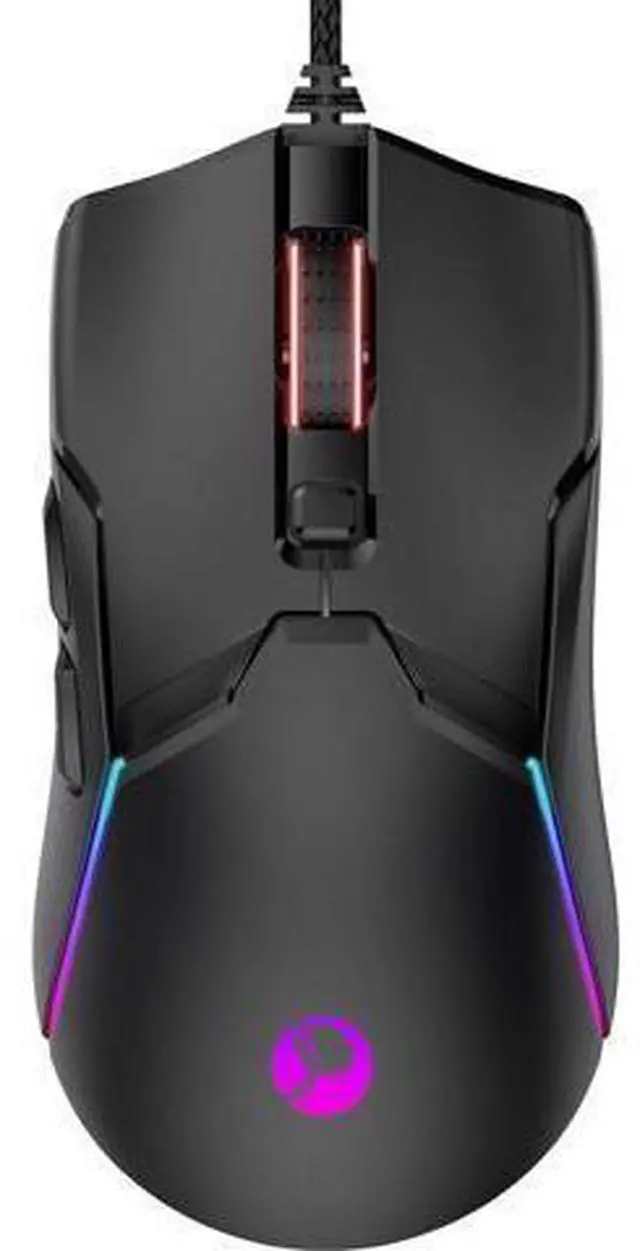 Main image of Wired Gaming Mouse, Ergonomic Gaming Mouse, 8000 DPI Optical Gaming Mice with 12 RGB Backlit Modes, 6 Programmable Buttons, DIY Software for PC Gamer & Office