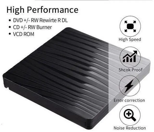 Alt view image 3 of 7 - Type C USB 3.0 Slim External DVD RW CD Writer Drive Burner Reader Player Optical Drives CD-RW Burner Reader Recorder For Laptop