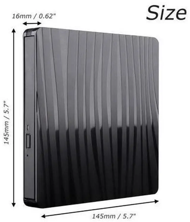 Alt view image 6 of 7 - Type C USB 3.0 Slim External DVD RW CD Writer Drive Burner Reader Player Optical Drives CD-RW Burner Reader Recorder For Laptop