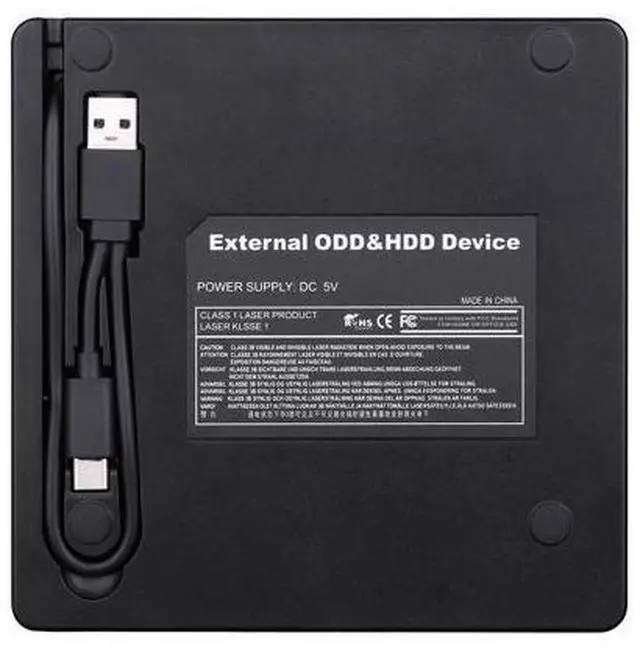 Alt view image 7 of 7 - Type C USB 3.0 Slim External DVD RW CD Writer Drive Burner Reader Player Optical Drives CD-RW Burner Reader Recorder For Laptop