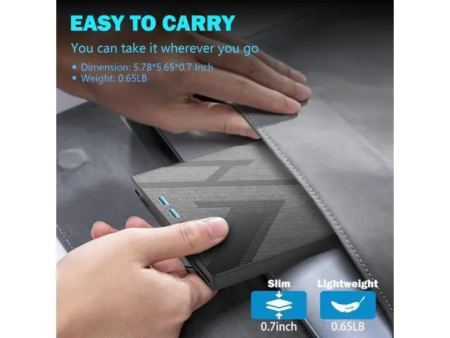 Alt view image 5 of 7 - 7 in 1 External CD DVD Drive, External CD/DVD Drive for Laptop with SD/TF Port, CD Burner DVD Player DVD Burner USB 3.0/Type C, CD ROM External Drive CD Drive for PC Laptop Windows Linux MacOS