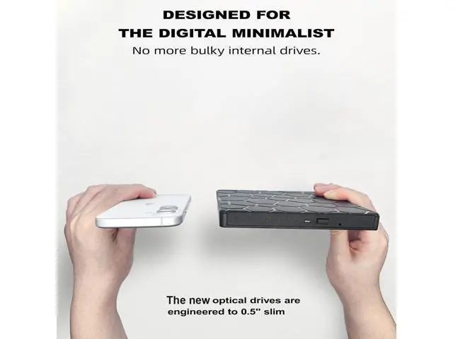 Alt view image 3 of 7 - External CD/DVD Drive for Laptop & PC, USB 3.0 & USB C DVD Burner Ultra-Slim CD Player Portable for Laptop Disc Reader Compatible with Desktop PC Windows 11/10/8 Linux Mac OS MacBook Pro/Air