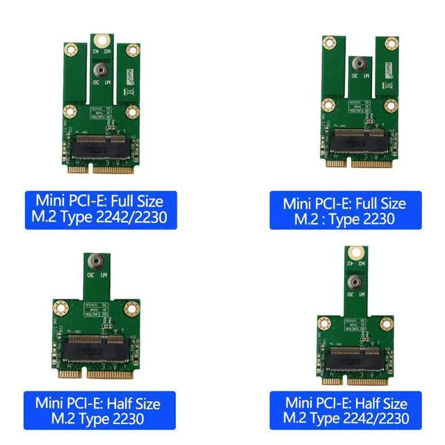 Alt view image 3 of 6 - M.2 (NGFF Key E) to MPCIe (PCIe+USB) Adapter pcie Card m.2 pcie Adapter