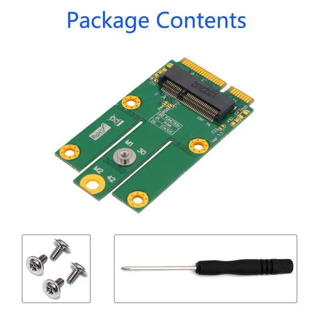 Alt view image 6 of 6 - M.2 (NGFF Key E) to MPCIe (PCIe+USB) Adapter pcie Card m.2 pcie Adapter