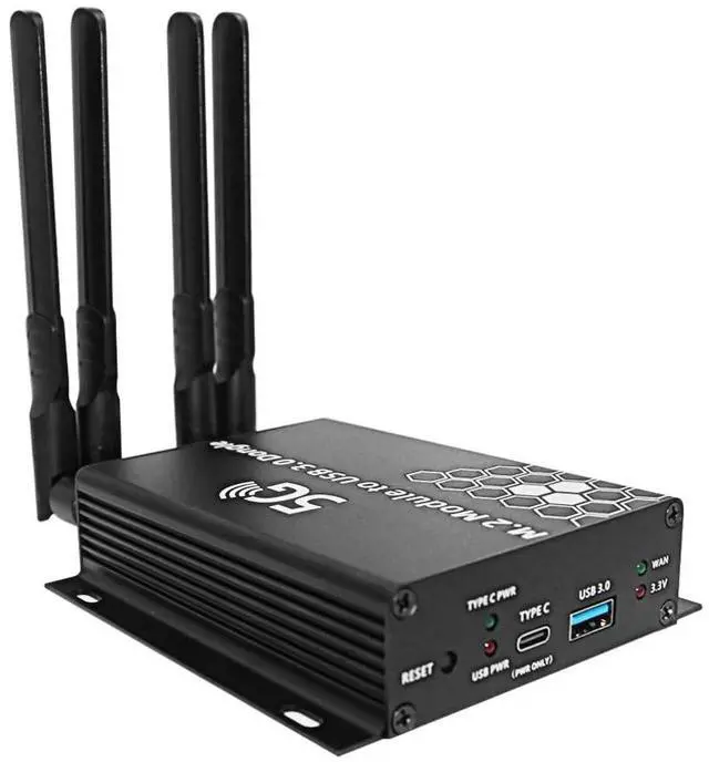 Main image of NGFF(M.2) to USB 3.0 Adapter with Dual SIM Card Slot for 3G/4G/5G Module
