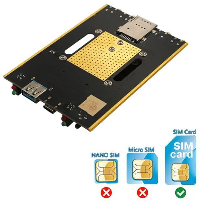 Alt view image 6 of 7 - NGFF(M.2) to USB 3.0 Adapter with Dual SIM Card Slot for 3G/4G/5G Module