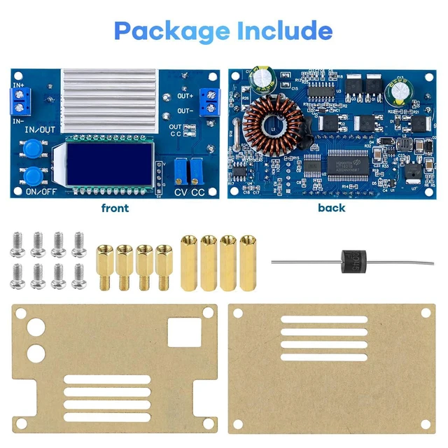 Alt view image 7 of 7 - DC to DC Buck Converter CV CC Power Supply Module Voltage Regulator, 1.2V-32V Ou