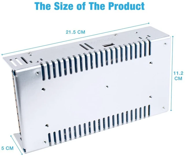 Alt view image 7 of 7 - 12V 50A 600W Universal Power Supply AC 110V/220V to DC 12V Regulated Switching P