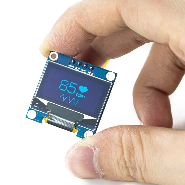 Alt view image 5 of 7 - 5 Pcs 0.96 Inch OLED I2C IIC Display Module 12864 128x64 Pixel SSD1306 Mini Self