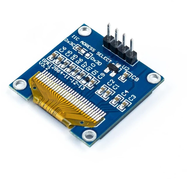 Alt view image 4 of 7 - 5 Pcs 0.96 Inch OLED I2C IIC Display Module 12864 128x64 Pixel SSD1306 Mini Self