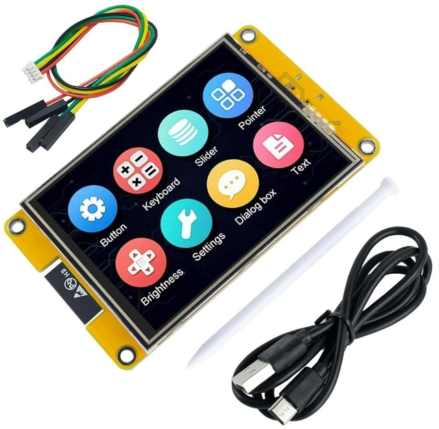 Main image of 3.2'' ESP32 LCD Display Resistive Touchscreen with WiFi+BT, ST7789P3 Driver 240x