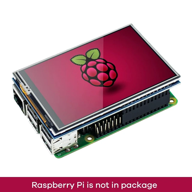Alt view image 6 of 7 - 3.5 Inch 480x320 Touch Screen TFT LCD SPI Display Panel for Raspberry Pi B, B+,