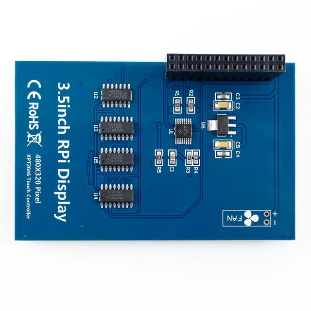 Alt view image 7 of 7 - 3.5 Inch 480x320 Touch Screen TFT LCD SPI Display Panel for Raspberry Pi B, B+,