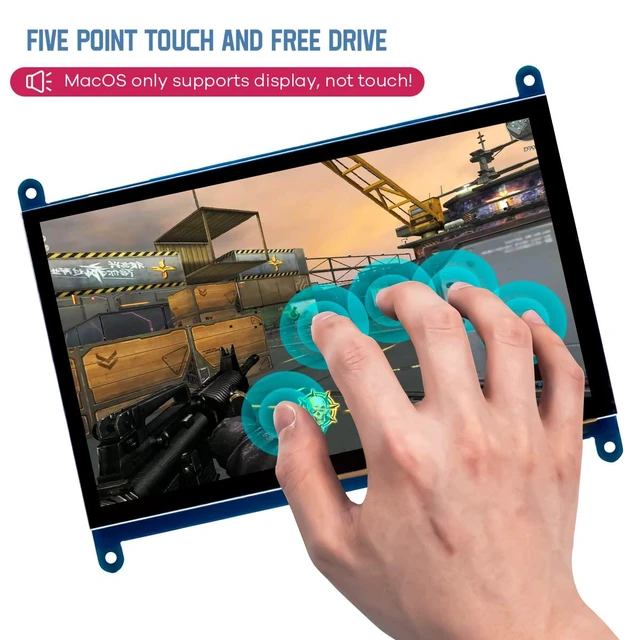 Alt view image 3 of 7 - 7 Inch IPS LCD Touch Screen Display Panel 1024×600
