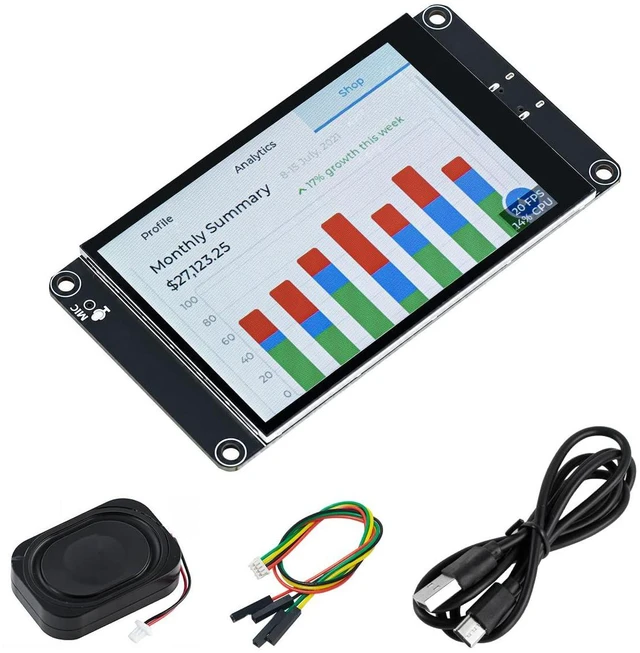 Main image of ESP32-S3 Touchscreen Module, 3.5" 240x320 IPS LCD EPS32 Display with WiFi Blueto