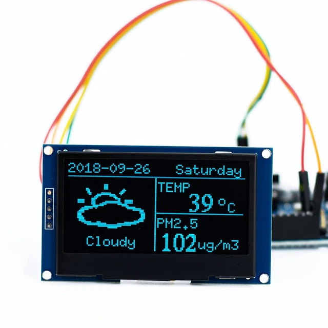 Alt view image 7 of 7 - 2.42 inches 128x64 IIC I2C OLED Display Module SSD1309 Driver OLED Screen Module