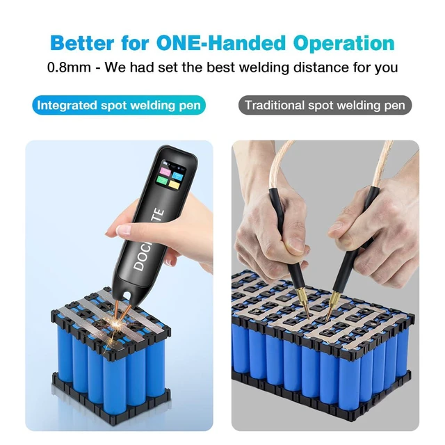 Alt view image 2 of 7 - Handheld Battery Spot Welder, Automatic and Manual Modes Battery Welder for 1865