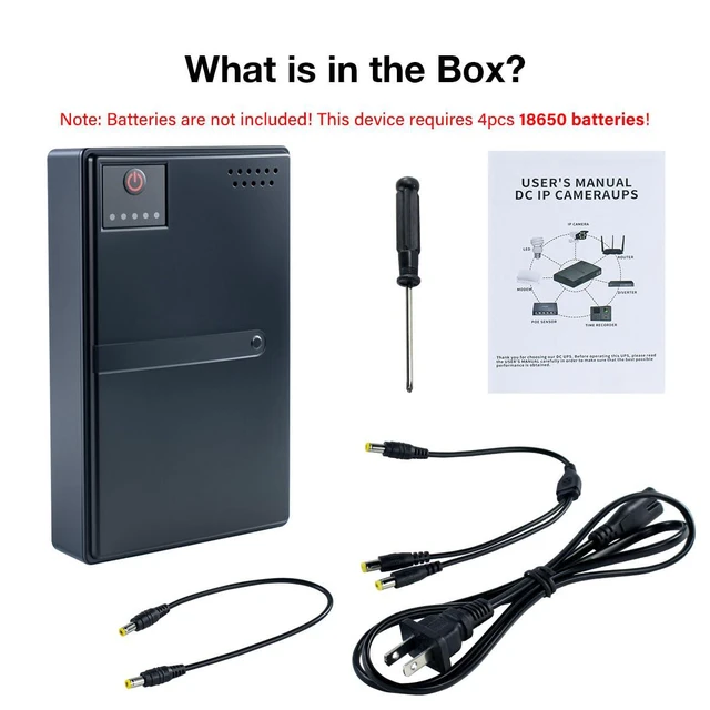 Alt view image 6 of 7 - Mini DC UPS Uninterruptible Power Supply, UPS Battery Backup Power Supply