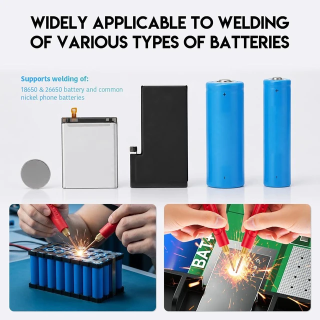 Alt view image 6 of 7 - 10KW Battery Spot Welder 1200A Dual Pulse Spot Welding Equipment
