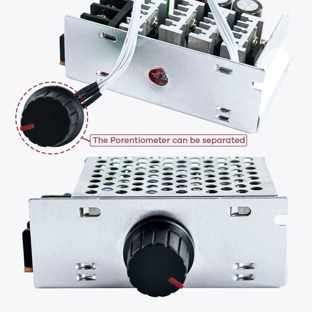Alt view image 6 of 7 - PWM DC Motor Speed Controller DC 7-70V 30A 12V 24V 36V 48V with 30 Amp Fuse