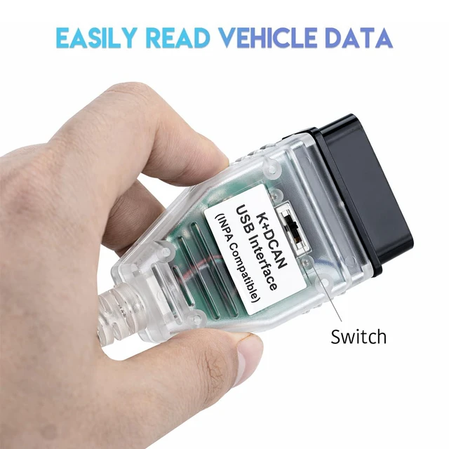 Alt view image 2 of 6 - K+DCAN USB Cable with Switch