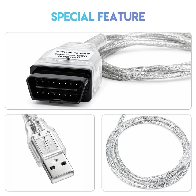 Alt view image 4 of 6 - K+DCAN USB Cable with Switch