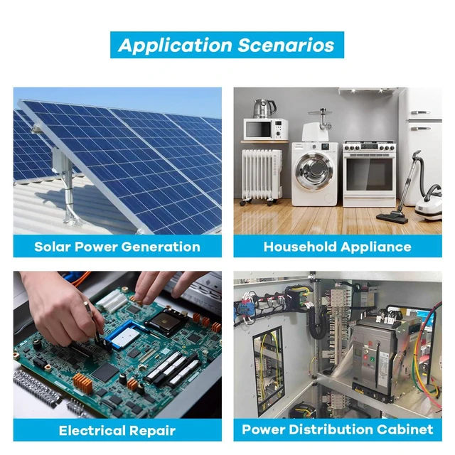 Alt view image 7 of 7 - AC 80-260V 100A Multi-Function Power Monitor LCD Digital Display Voltage Current