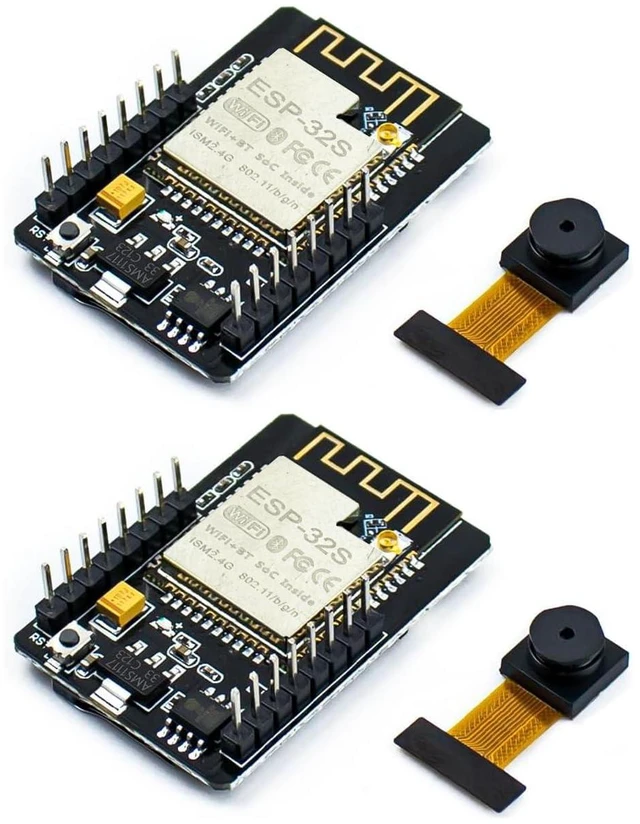 Main image of 2Pcs ESP32-CAM Wireless WiFi+Bluetooth Development Board with OV Camera Module C