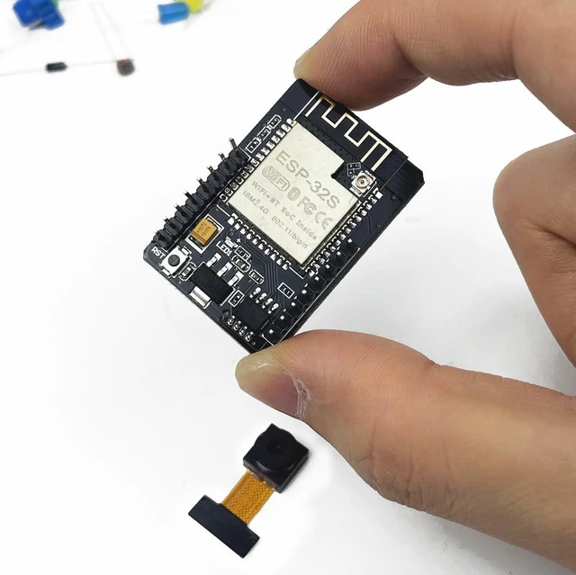 Alt view image 4 of 7 - 2Pcs ESP32-CAM Wireless WiFi+Bluetooth Development Board with OV Camera Module C