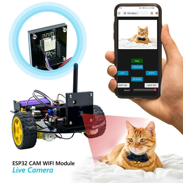 Alt view image 7 of 7 - 2Pcs ESP32-CAM Wireless WiFi+Bluetooth Development Board with OV Camera Module C
