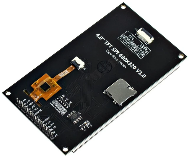 Alt view image 6 of 7 - 4.0 Inch 320x480 TN Capacitive Touch Screen LCD Display Module SPI Serial ST7796