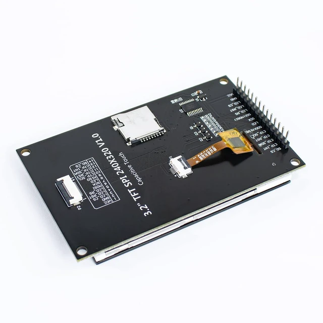 Alt view image 6 of 7 - 3.2 inch 240x320 IPS Capacitive Touch Screen LCD Module SPI Serial ILI9341V Driv