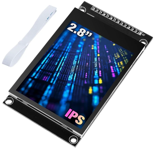 Main image of 2.8 inch 240x320 IPS Capacitive Touch Screen SPI Serial ILI9341V Driver LCD Disp