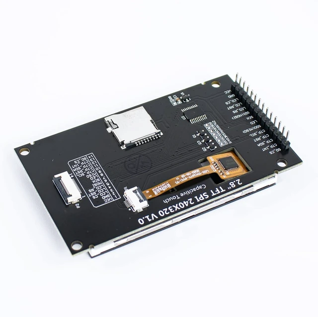 Alt view image 6 of 7 - 2.8 inch 240x320 IPS Capacitive Touch Screen SPI Serial ILI9341V Driver LCD Disp