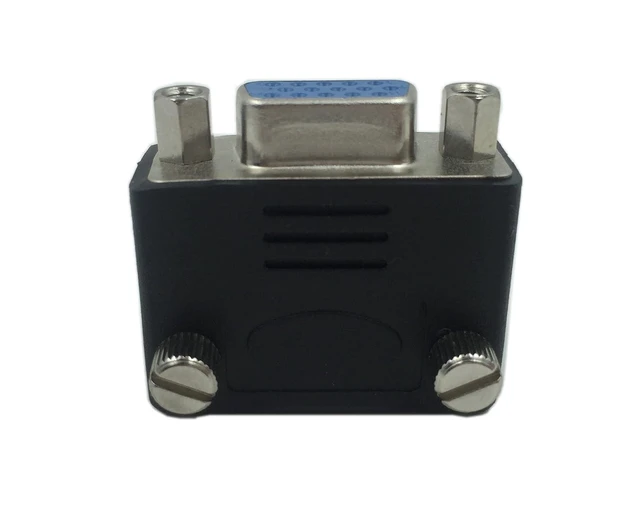 Alt view image 6 of 6 - 90 Degree VGA 15 Pin Male to Female Extension Cable Converter Adapter Coupler
