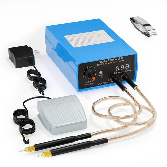 Main image of 5000W Battery Spot Welder, Portable Adjustable Spot Welding Machine for 18650 Li