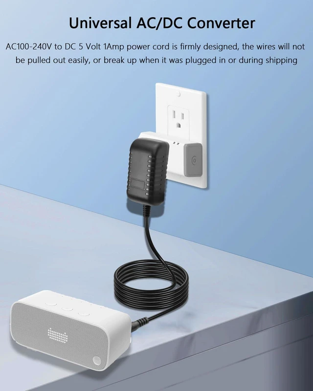 Alt view image 7 of 7 - 5V 1A 5W Power Supply Adapter AC100-240V to DC 5 Volt 1Amp Power Cord Replacemen